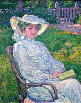 Maria van Rysselberghe pointillism artwork