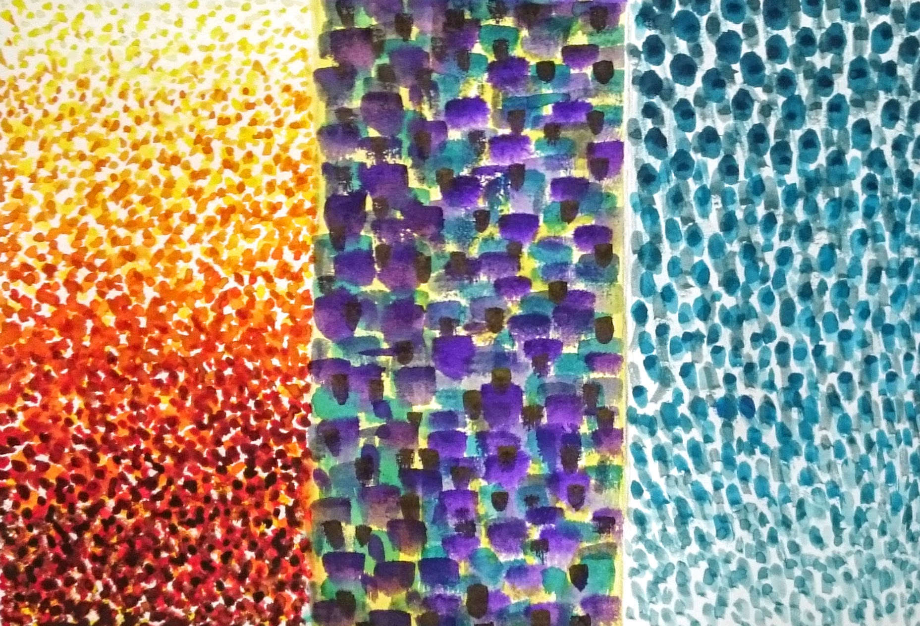 GCSE art mark making painting project resources