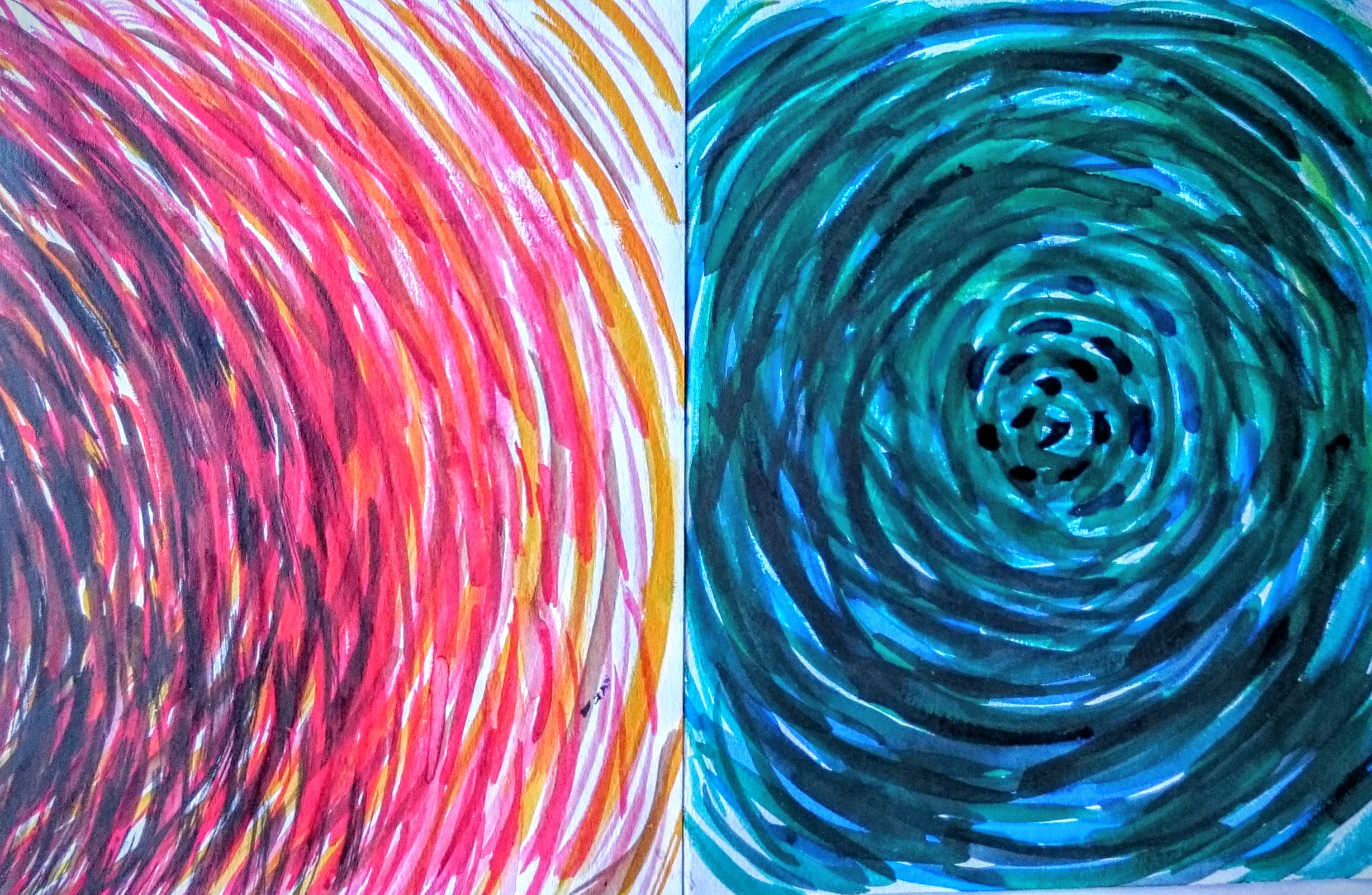 painting project GCSE art mark making scheme of work