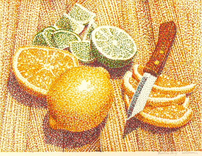 Jerry Wilkerson Art - Pointillism - food art