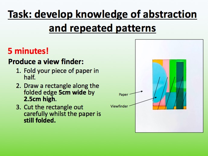 Pattern design lesson resources