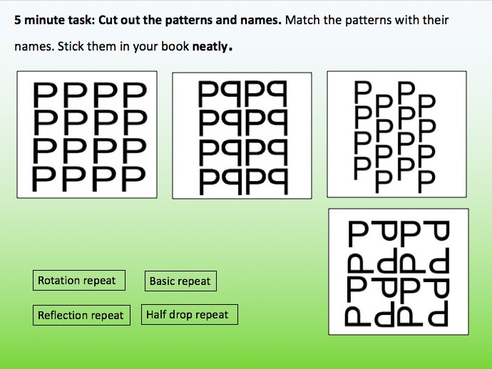 Lesson resources ks3 pattern design