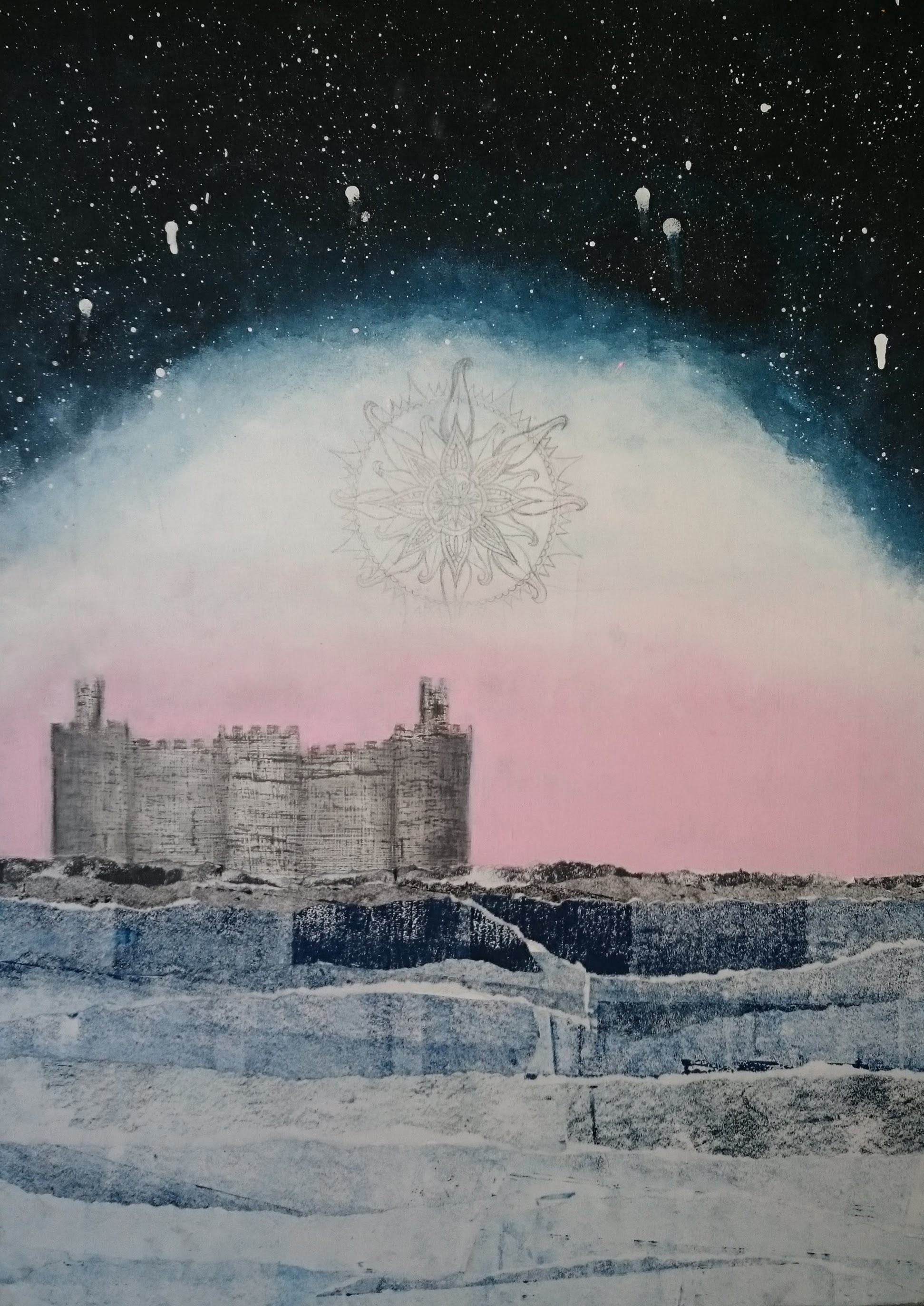 GCSE mark making art landscape project resources