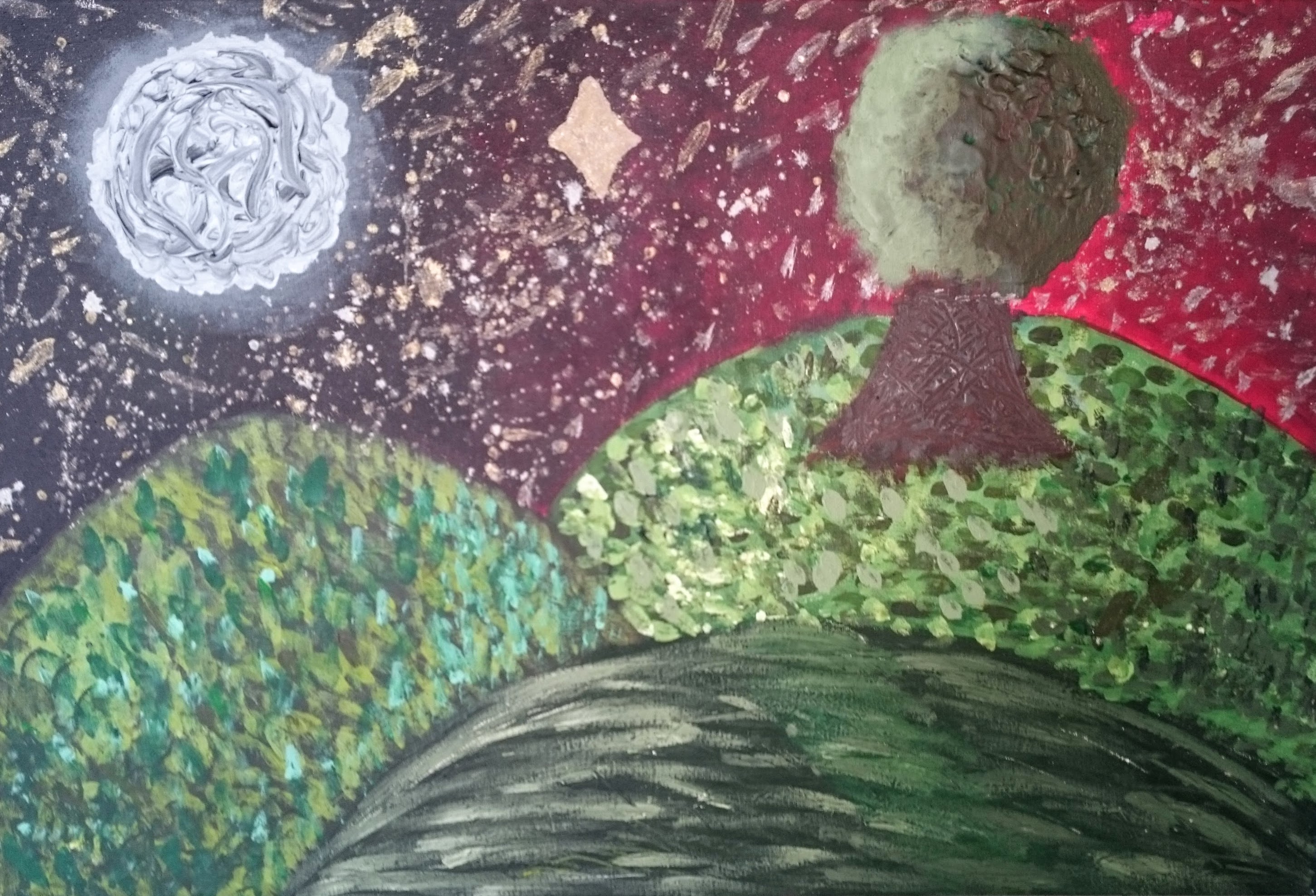 art landscape gcse painting project