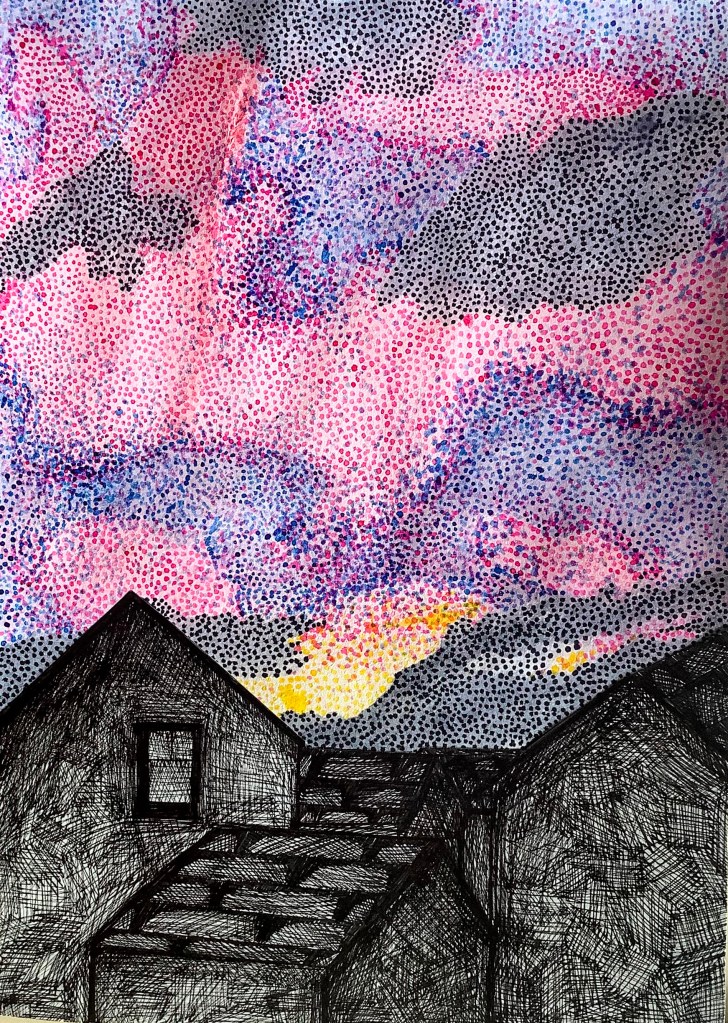 sky painting - gcse art scheme of work