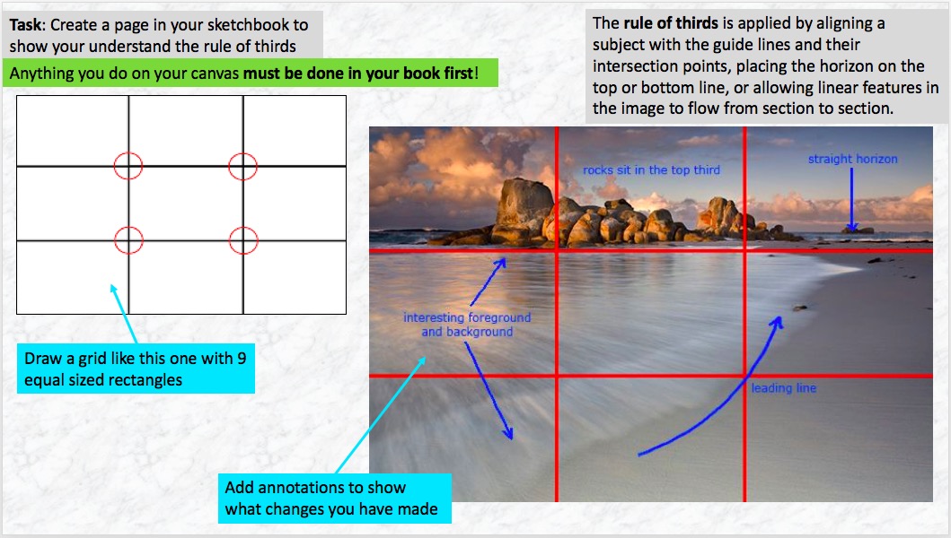 landscape scheme of work art project GCSE