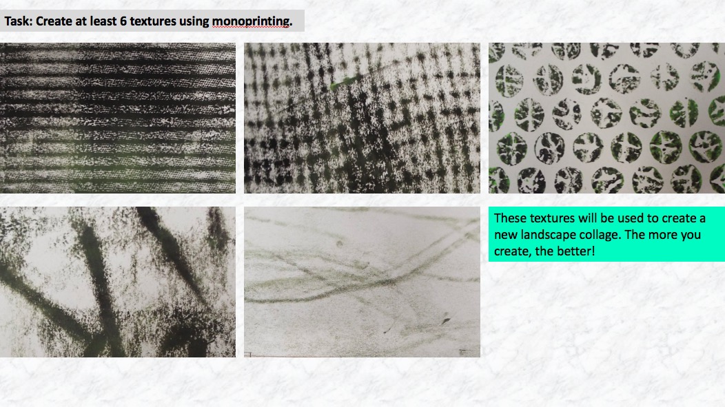 monoprinting technique teaching resources