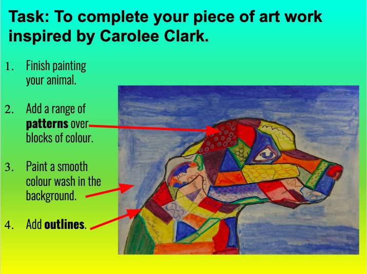 KS3 painting scheme of work colour theory