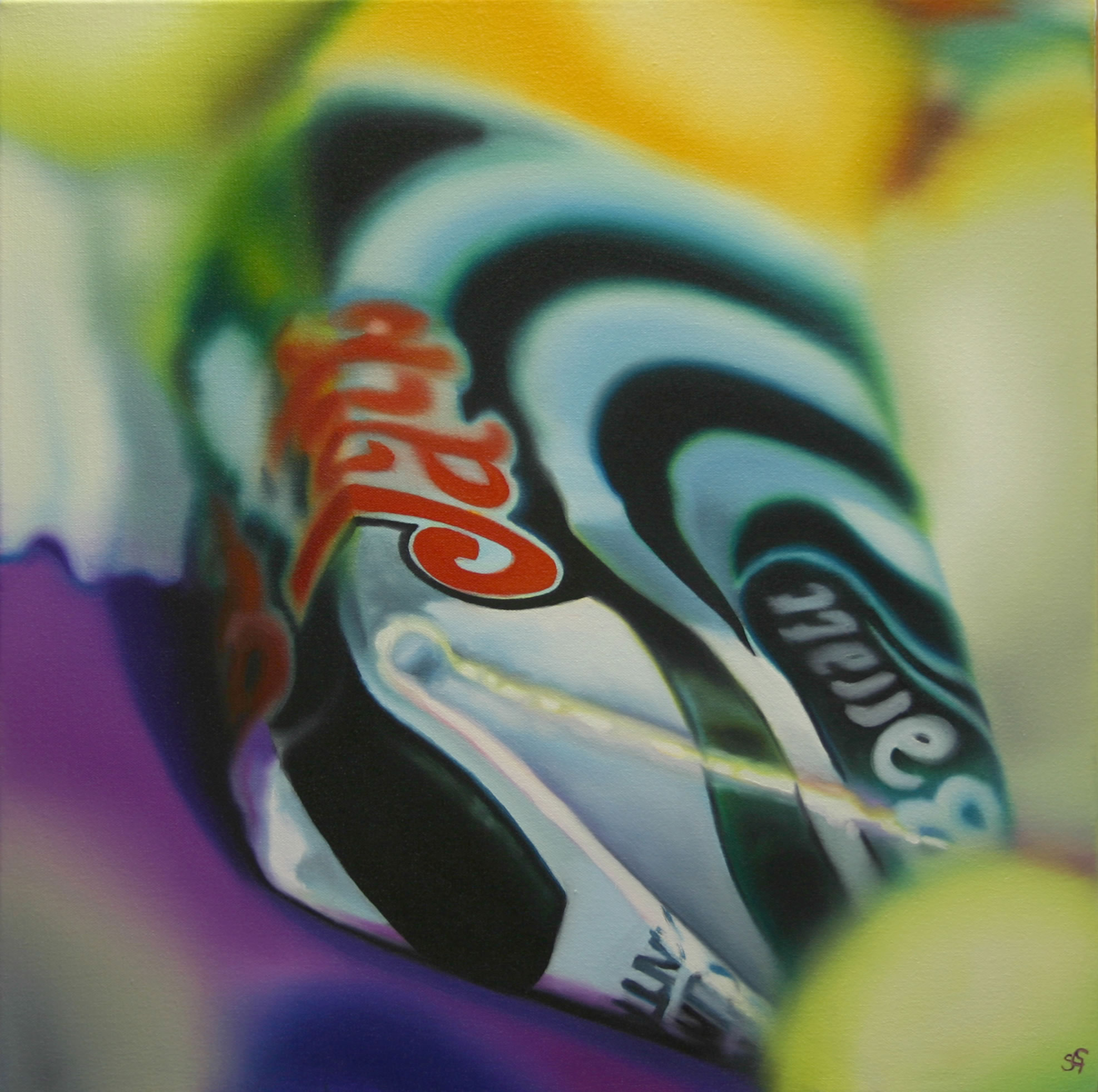 Sarah Graham painting - black jack