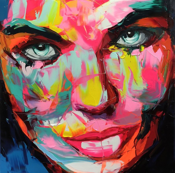 Francoise Nielly Soléne portrait painting art lesson