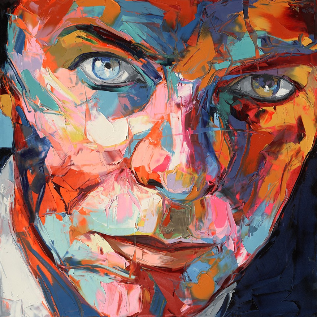 David Bowie painting Francoise Nielly artist research