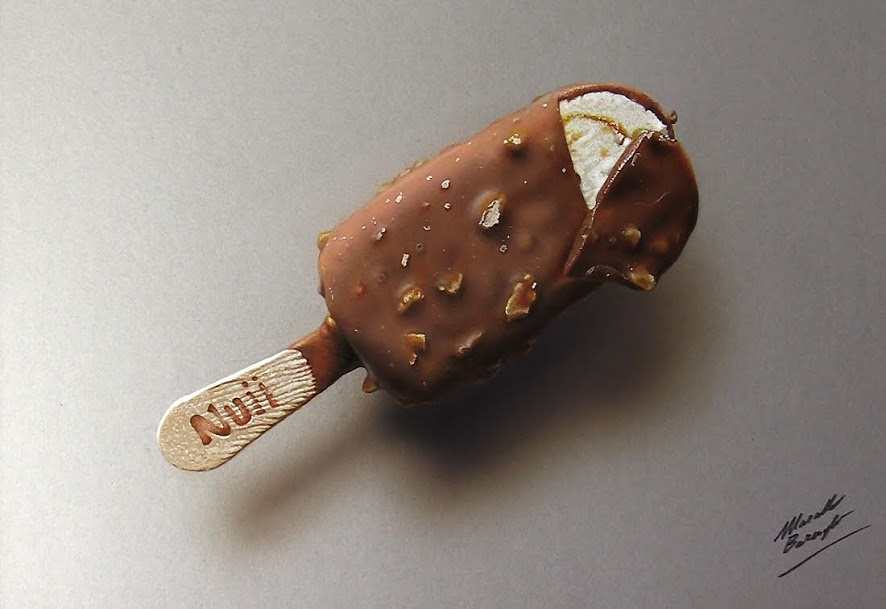 Hyperrealistic drawing Marcello Barenghi information