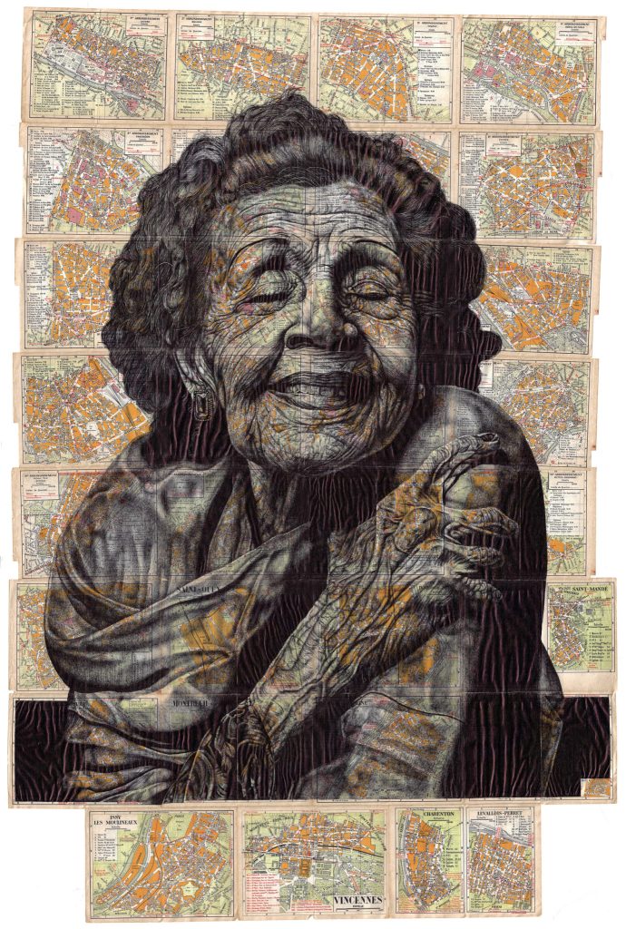 Biro pen artist Mark Powell