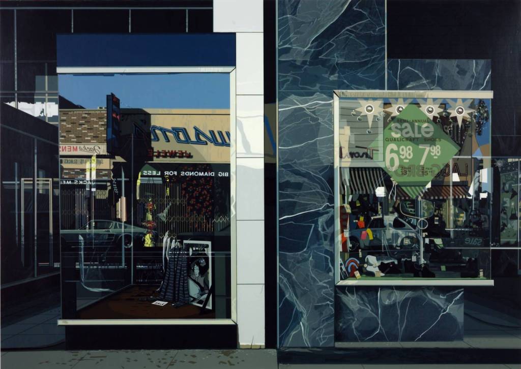 Richard Estes hyper realistic painting artist information