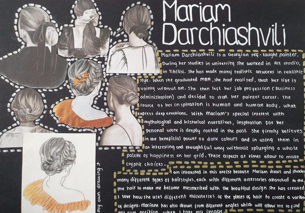 GCSE Artist Research Examples