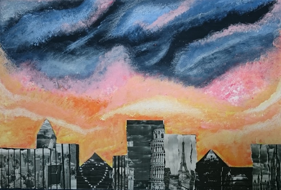 GCSE landscape painting project