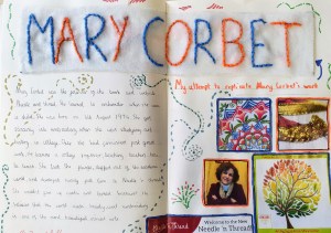 hand embroidery artist Mary Corbett