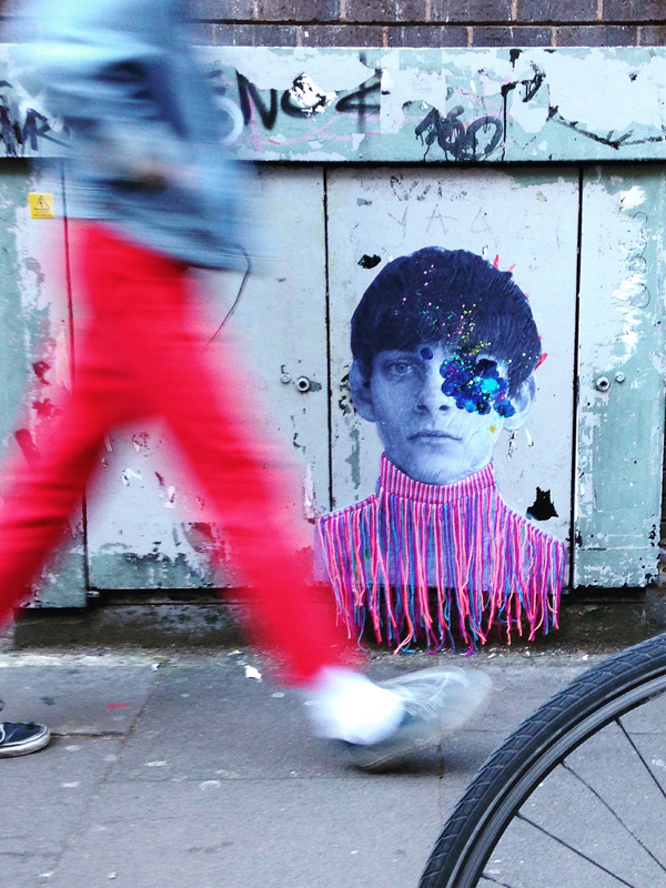 Victoria Villasana street art installation photographs textiles