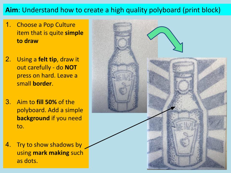foam board / quick print art ideas