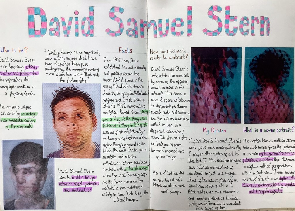 Art Photography Scheme of work