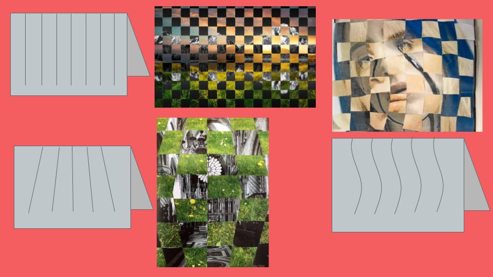 Easy photography project - KS3 paper weaving art scheme of work for free.