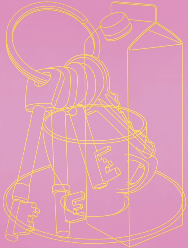 Michael Craig Martin - Portrait (Pink) 2006