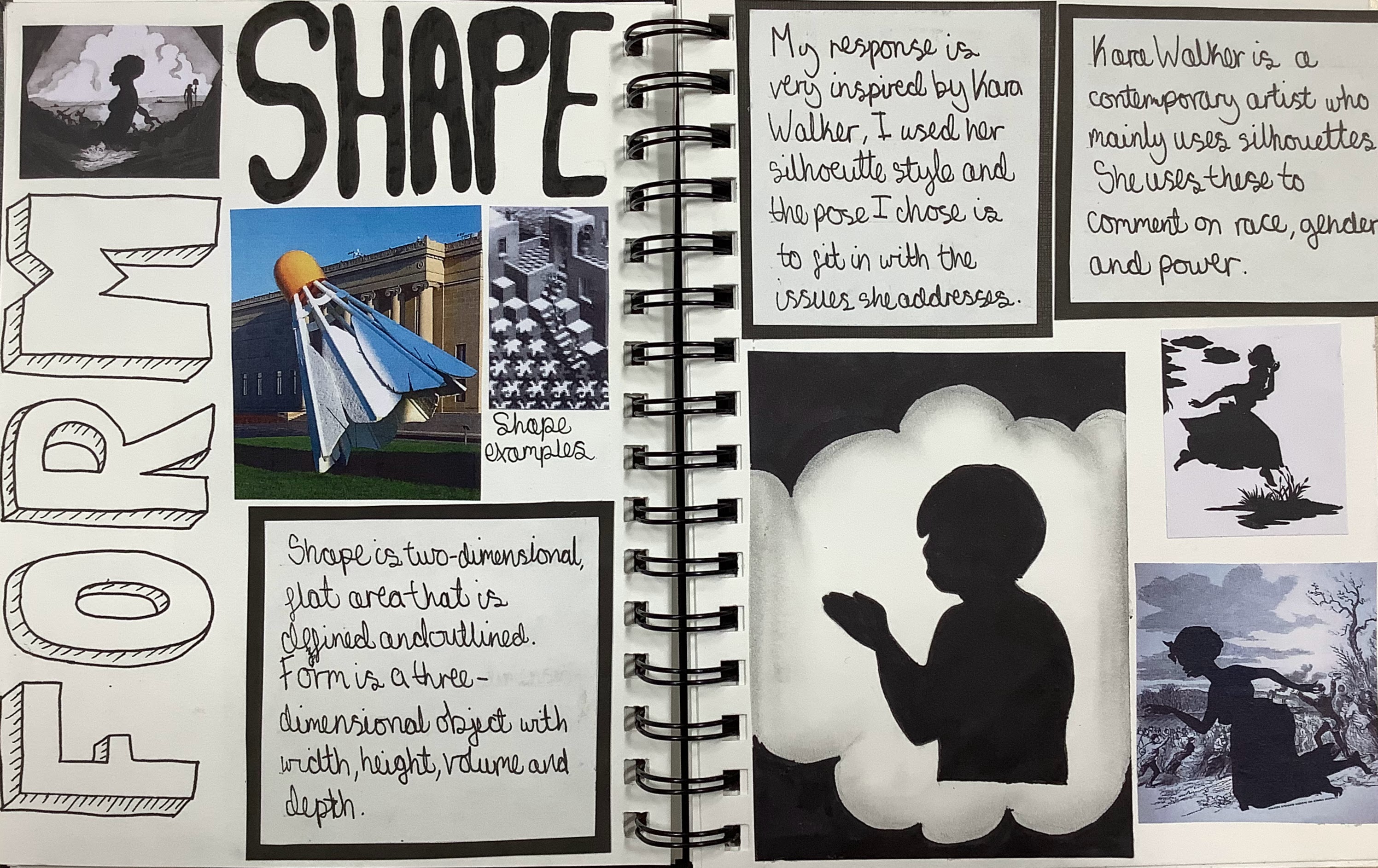 Visual Elements of art - shape and form