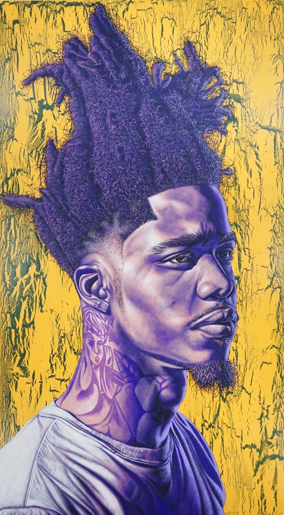 Alfred Conteh - Jimmy - Portrait Painting - Acrylic and urethane plastic on canvas