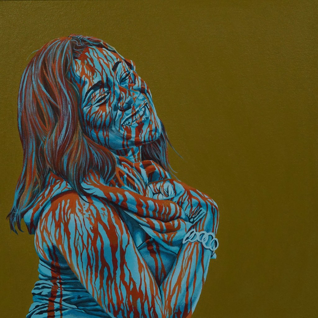 Alfred Conteh - Trish - Acrylic on canvas portrait painting