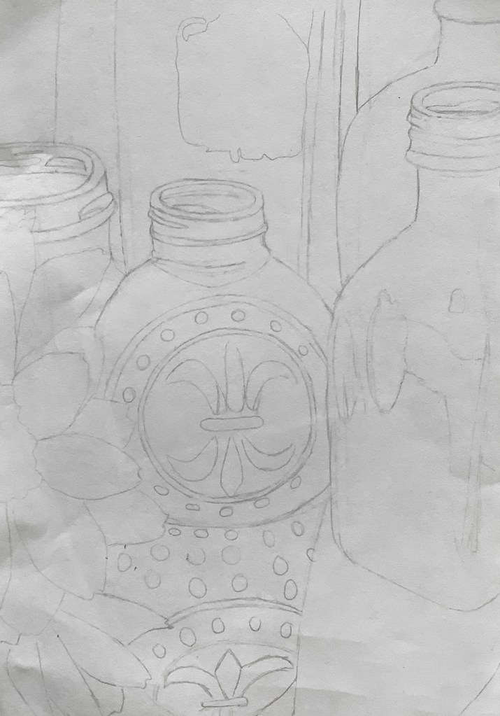 gcse art still life drawing