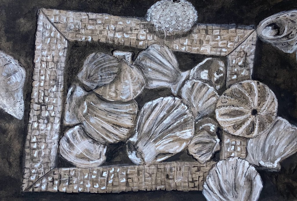 GCSE Art Project - Objects example in charcoal