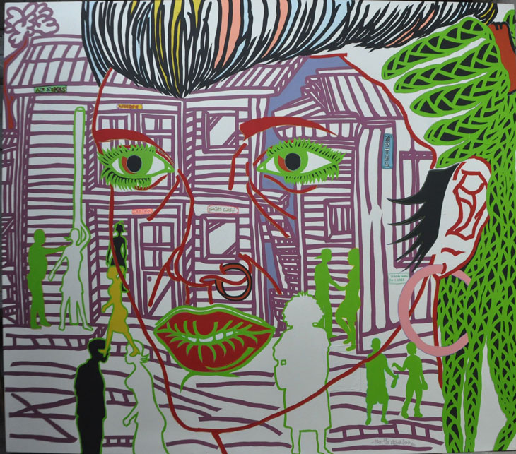 Boriz Nzebo portrait painter Douala Tonight