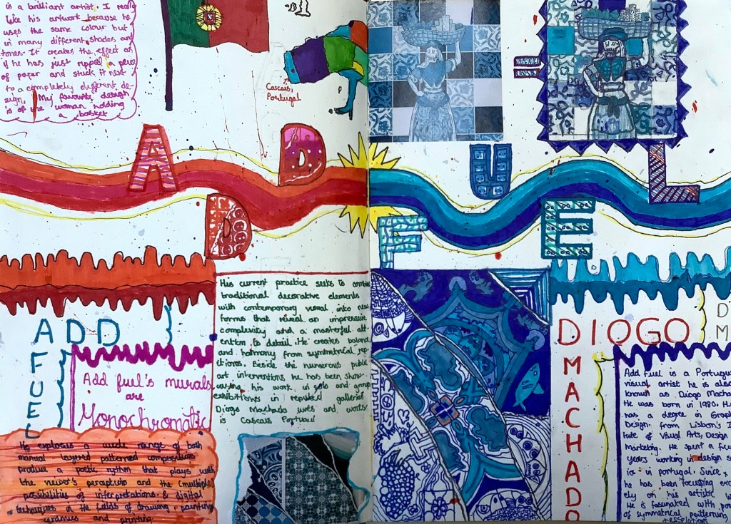 Printmaking lessons KS3