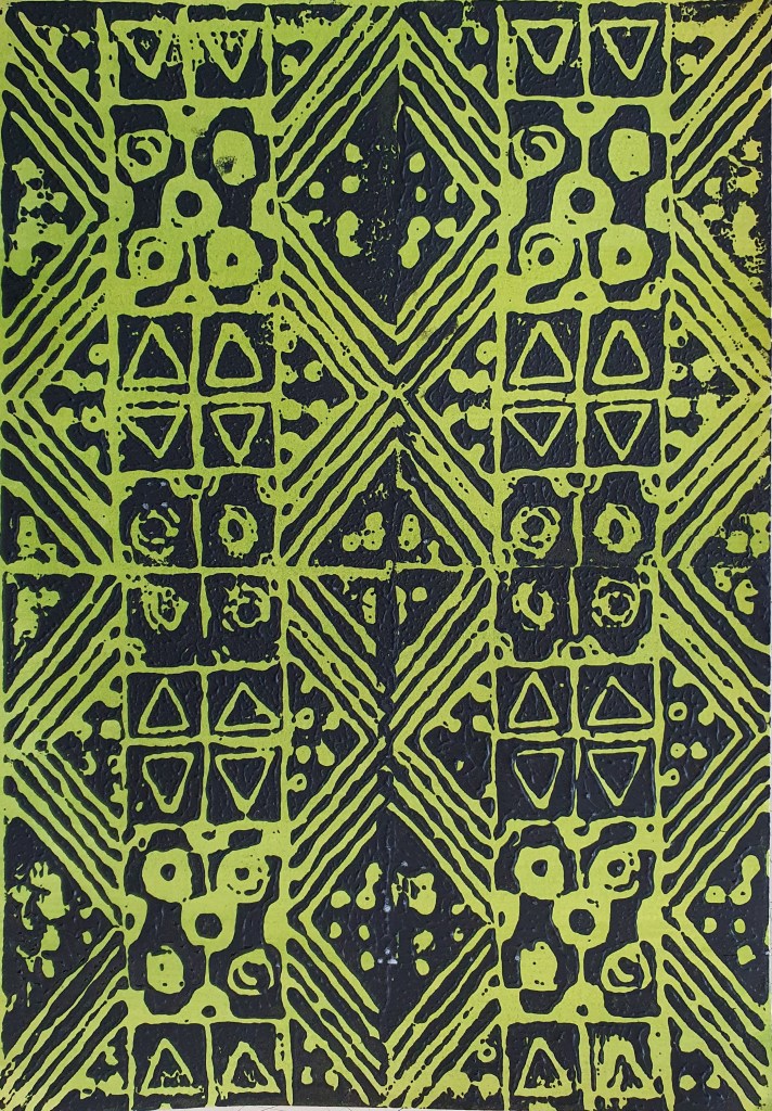 Polyprinting art lessons