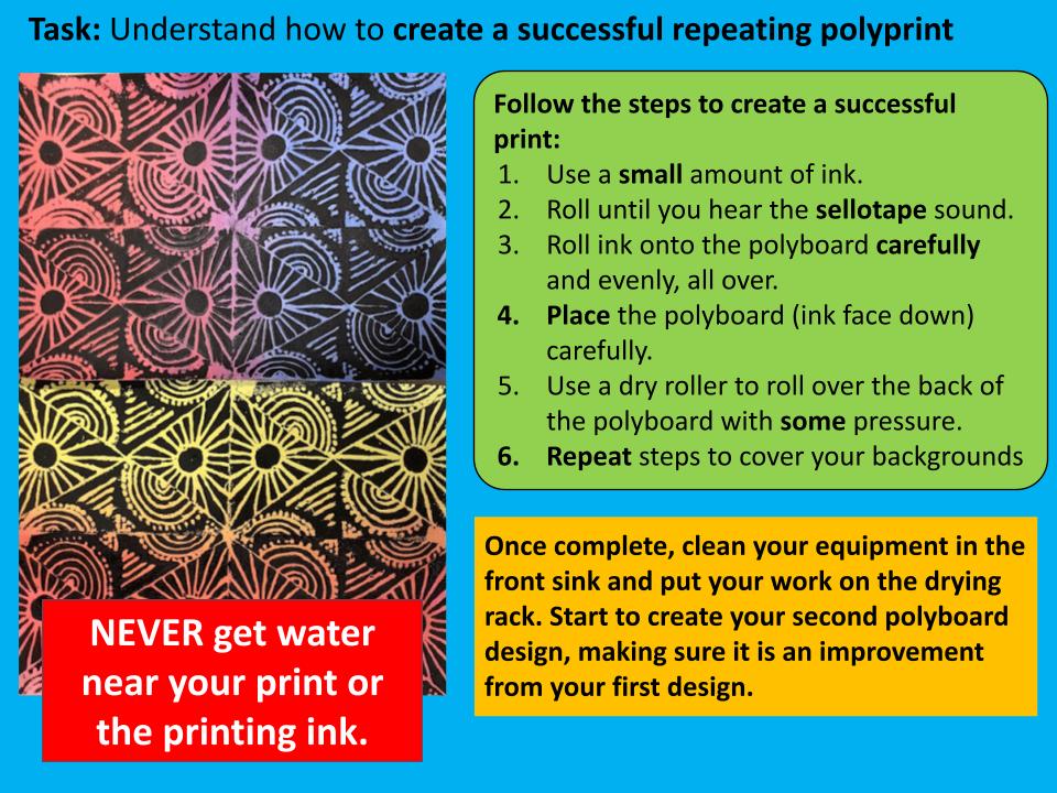 Printing art lesson resources